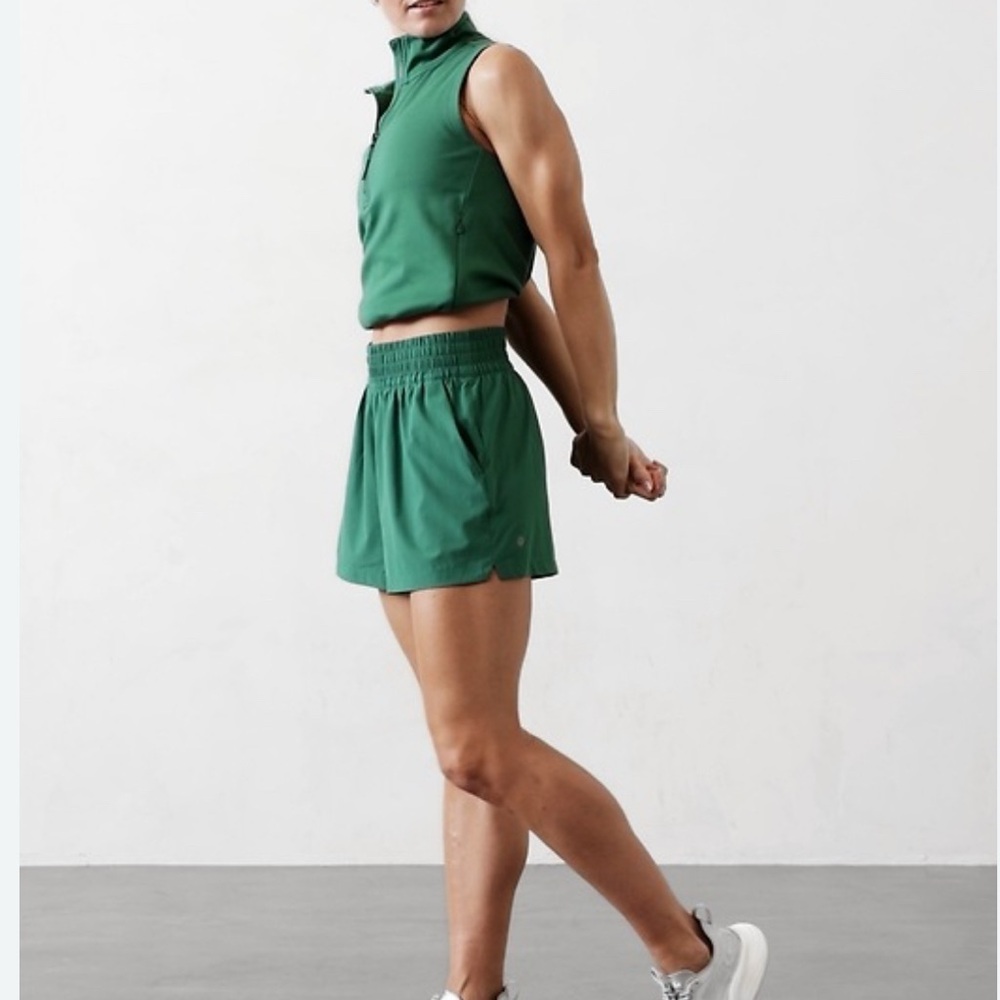 Athleta Women's Vibrant Green Athletic Shorts